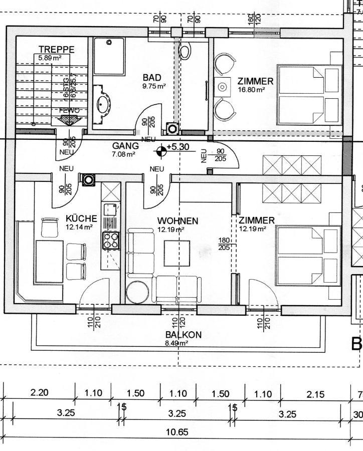 אוץ Appartement Birkheim מראה חיצוני תמונה